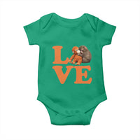Love Punch the Baby Monkey Baby Onesie Cute Hugging Plush Toy Viral Friendship