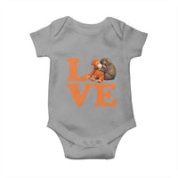 Love Punch the Baby Monkey Baby Onesie Cute Hugging Plush Toy Viral Friendship