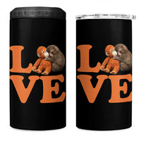 Love Punch the Baby Monkey 4 in 1 Can Cooler Tumbler Cute Hugging Plush Toy Viral Friendship