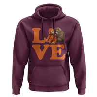 Love Punch the Baby Monkey Hoodie Cute Hugging Plush Toy Viral Friendship