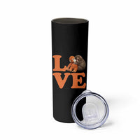 Love Punch the Baby Monkey Skinny Tumbler Cute Hugging Plush Toy Viral Friendship