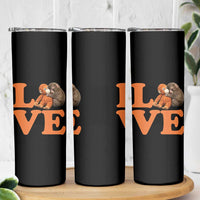Love Punch the Baby Monkey Skinny Tumbler Cute Hugging Plush Toy Viral Friendship