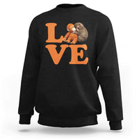 Love Punch the Baby Monkey Sweatshirt Cute Hugging Plush Toy Viral Friendship