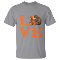 Love Punch the Baby Monkey T Shirt Cute Hugging Plush Toy Viral Friendship