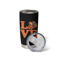 Love Punch the Baby Monkey Tumbler Cup Cute Hugging Plush Toy Viral Friendship