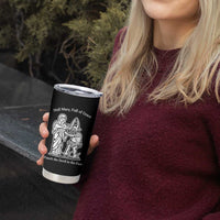 Funny Catholic Faith Humor Tumbler Cup Hail Mary Full of Grace Punch the Devil in the Face