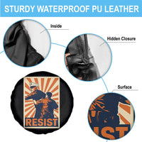 Resist Marine Veteran Political Protest Spare Tire Cover America First Anti War