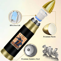 Resist Marine Veteran Political Protest Bullet Tumbler America First Anti War