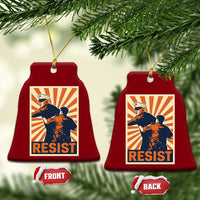 Resist Marine Veteran Political Protest Ceramic Ornament America First Anti War