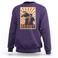 Resist Marine Veteran Political Protest Sweatshirt America First Anti War