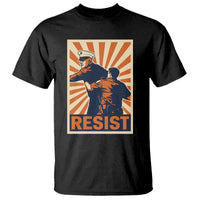 Resist Marine Veteran Political Protest T Shirt America First Anti War