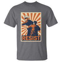 Resist Marine Veteran Political Protest T Shirt America First Anti War
