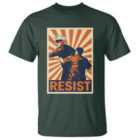 Resist Marine Veteran Political Protest T Shirt America First Anti War