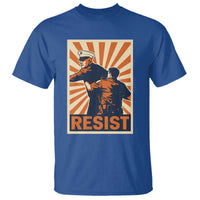 Resist Marine Veteran Political Protest T Shirt America First Anti War