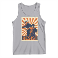Resist Marine Veteran Political Protest Tank Top America First Anti War