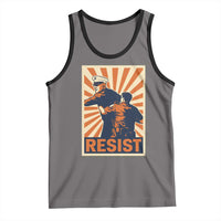 Resist Marine Veteran Political Protest Tank Top America First Anti War