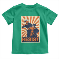 Resist Marine Veteran Political Protest Toddler T Shirt America First Anti War