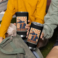 Resist Marine Veteran Political Protest Tumbler Cup America First Anti War