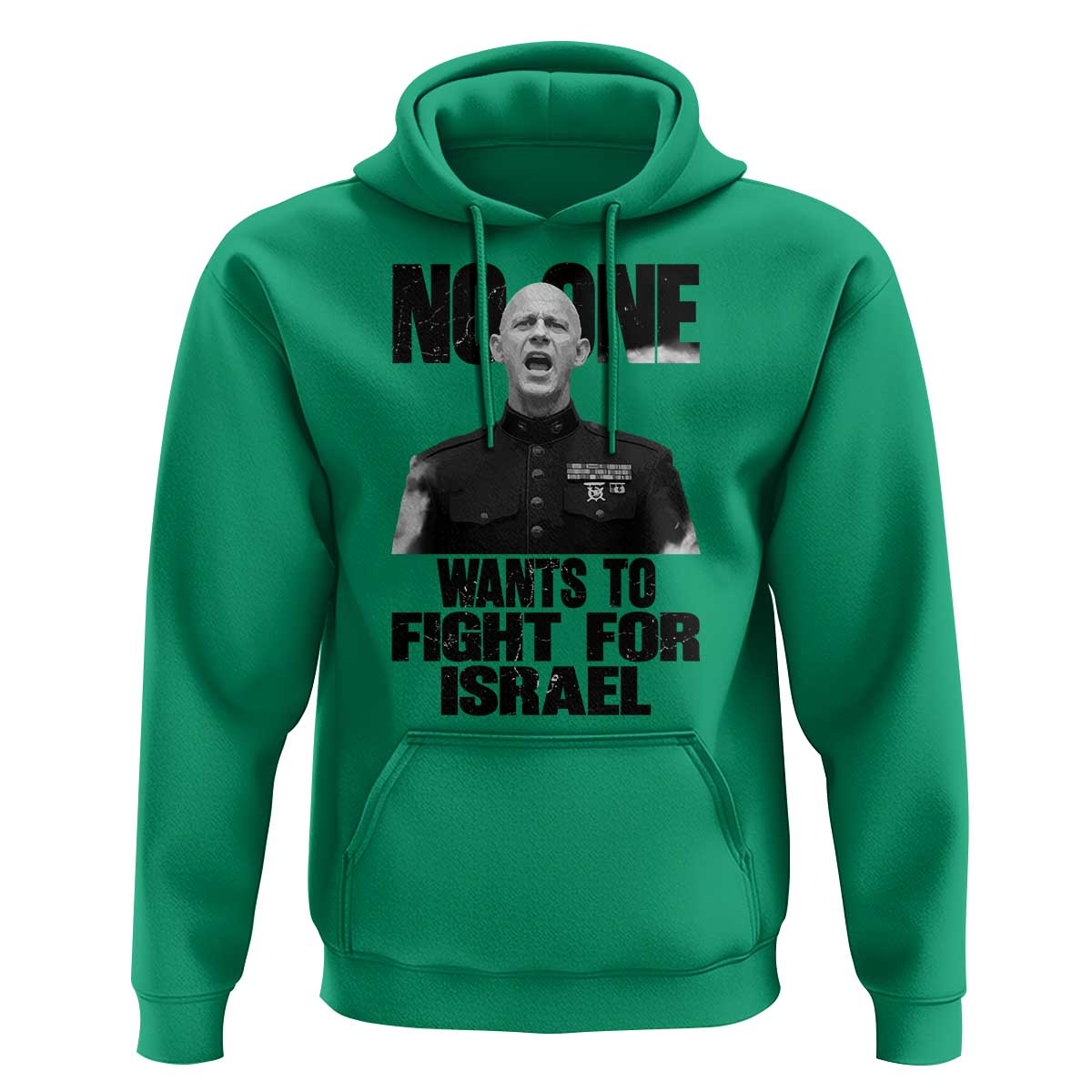 No One Wants To Fight For Israel Marine Veteran Statement Hoodie America First Freedom Anti War