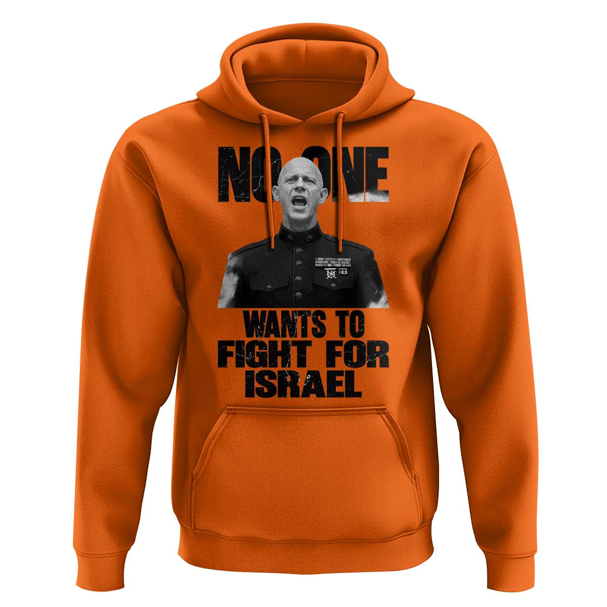 No One Wants To Fight For Israel Marine Veteran Statement Hoodie America First Freedom Anti War