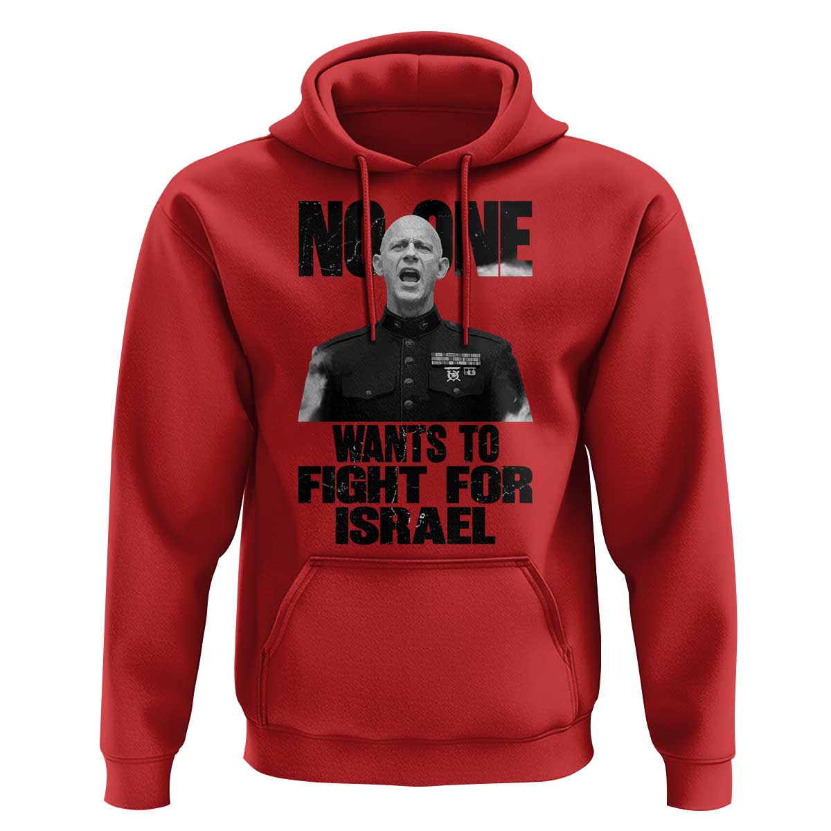 No One Wants To Fight For Israel Marine Veteran Statement Hoodie America First Freedom Anti War
