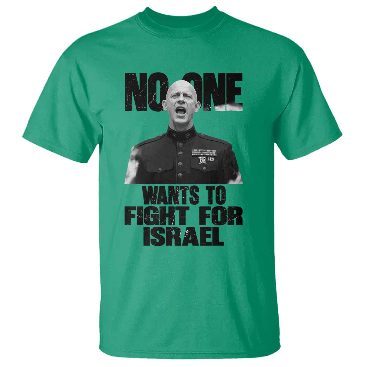 No One Wants To Fight For Israel Marine Veteran Statement T Shirt America First Freedom Anti War
