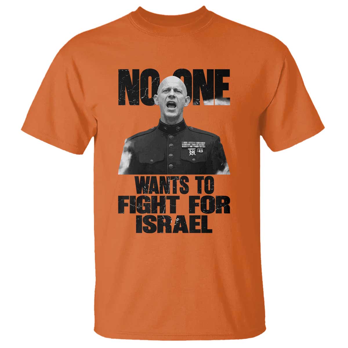 No One Wants To Fight For Israel Marine Veteran Statement T Shirt America First Freedom Anti War