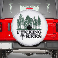 Funny Forest Disc Golf Humor Fcking Trees Spare Tire Cover