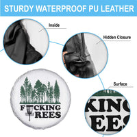 Funny Forest Disc Golf Humor Fcking Trees Spare Tire Cover