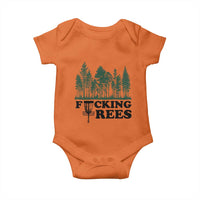 Funny Forest Disc Golf Humor Fcking Trees Baby Onesie