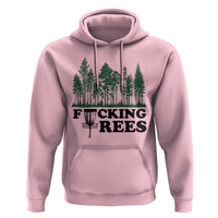 Funny Forest Disc Golf Humor Fcking Trees Hoodie