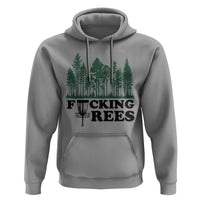 Funny Forest Disc Golf Humor Fcking Trees Hoodie
