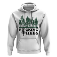 Funny Forest Disc Golf Humor Fcking Trees Hoodie