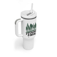 Funny Forest Disc Golf Humor Fcking Trees Tumbler With Handle