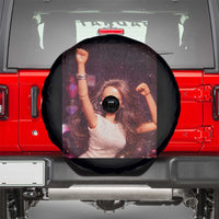 Funny Angry Doll Face Meme Graphic Spare Tire Cover Unhinged Baby Stankface Reaction