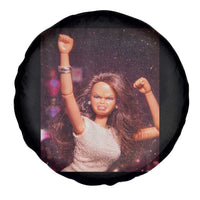 Funny Angry Doll Face Meme Graphic Spare Tire Cover Unhinged Baby Stankface Reaction