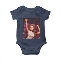 Funny Angry Doll Face Meme Graphic Baby Onesie Unhinged Baby Stankface Reaction