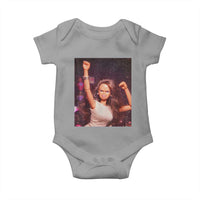 Funny Angry Doll Face Meme Graphic Baby Onesie Unhinged Baby Stankface Reaction