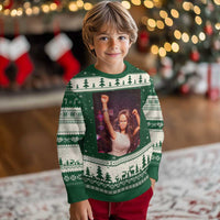 Funny Angry Doll Face Meme Graphic Ugly Christmas Sweater Unhinged Baby Stankface Reaction