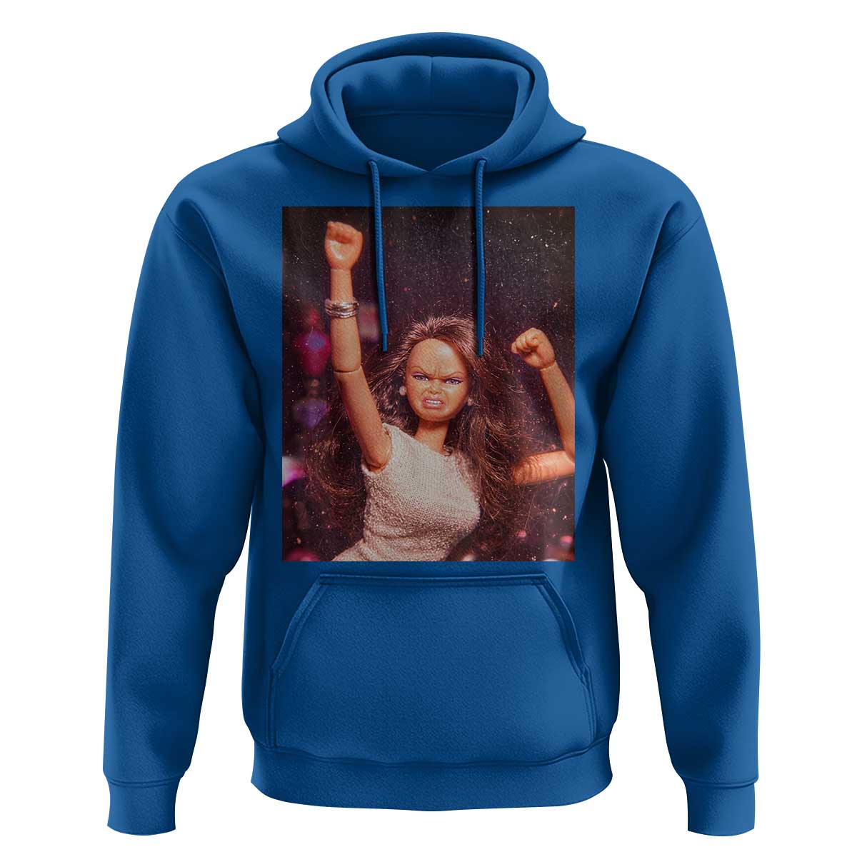 Funny Angry Doll Face Meme Graphic Hoodie Unhinged Baby Stankface Reaction
