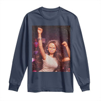 Funny Angry Doll Face Meme Graphic Long Sleeve Shirt Unhinged Baby Stankface Reaction