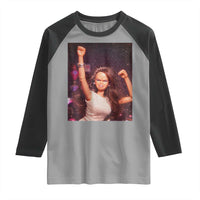 Funny Angry Doll Face Meme Graphic Raglan Shirt Unhinged Baby Stankface Reaction