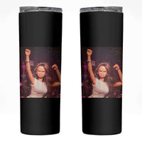 Funny Angry Doll Face Meme Graphic Skinny Tumbler Unhinged Baby Stankface Reaction