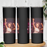 Funny Angry Doll Face Meme Graphic Skinny Tumbler Unhinged Baby Stankface Reaction