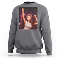 Funny Angry Doll Face Meme Graphic Sweatshirt Unhinged Baby Stankface Reaction