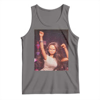 Funny Angry Doll Face Meme Graphic Tank Top Unhinged Baby Stankface Reaction