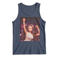 Funny Angry Doll Face Meme Graphic Tank Top Unhinged Baby Stankface Reaction