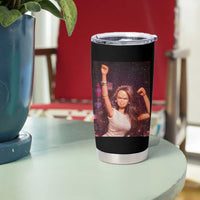 Funny Angry Doll Face Meme Graphic Tumbler Cup Unhinged Baby Stankface Reaction