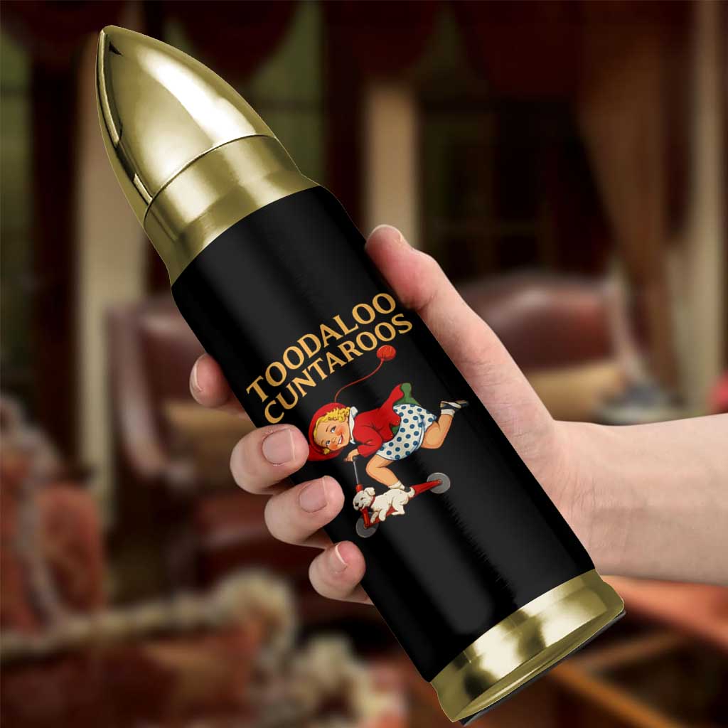 Toodaloo Cuntaroos Funny Offensive Retro Goodbye Bullet Tumbler Vintage Scooter Girl Cartoon Edgy Adult Humor