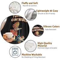 Toodaloo Cuntaroos Retro Scooter Girl Throw Blanket Funny Offensive Retro Goodbye Meme Dark Humor
